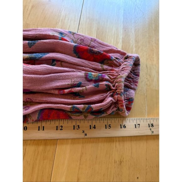 Free People Floral Crochet Inset Tunic Dress”SZ SP - Picture 14 of 14